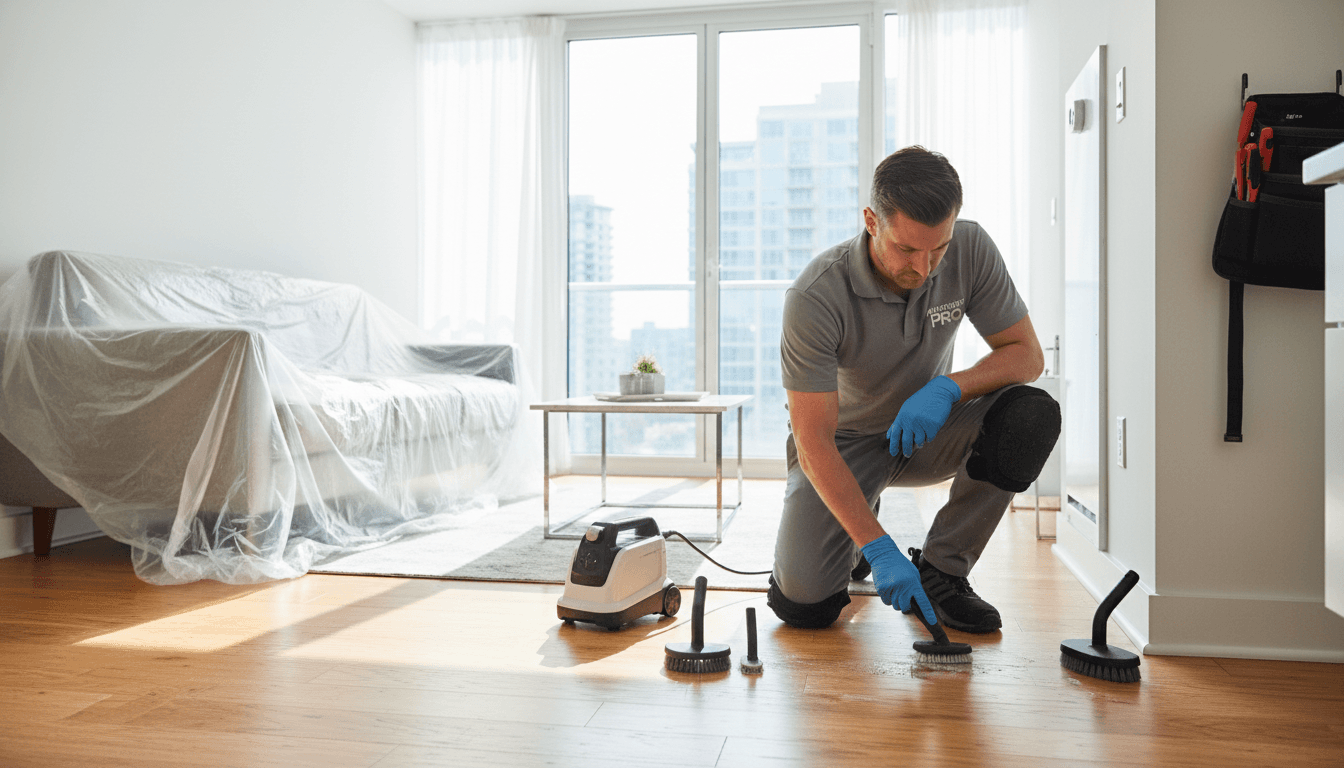 Professioneller Hausservice bei der Reinigung und Instandhaltung einer modernen Wohnung in Rottweil
